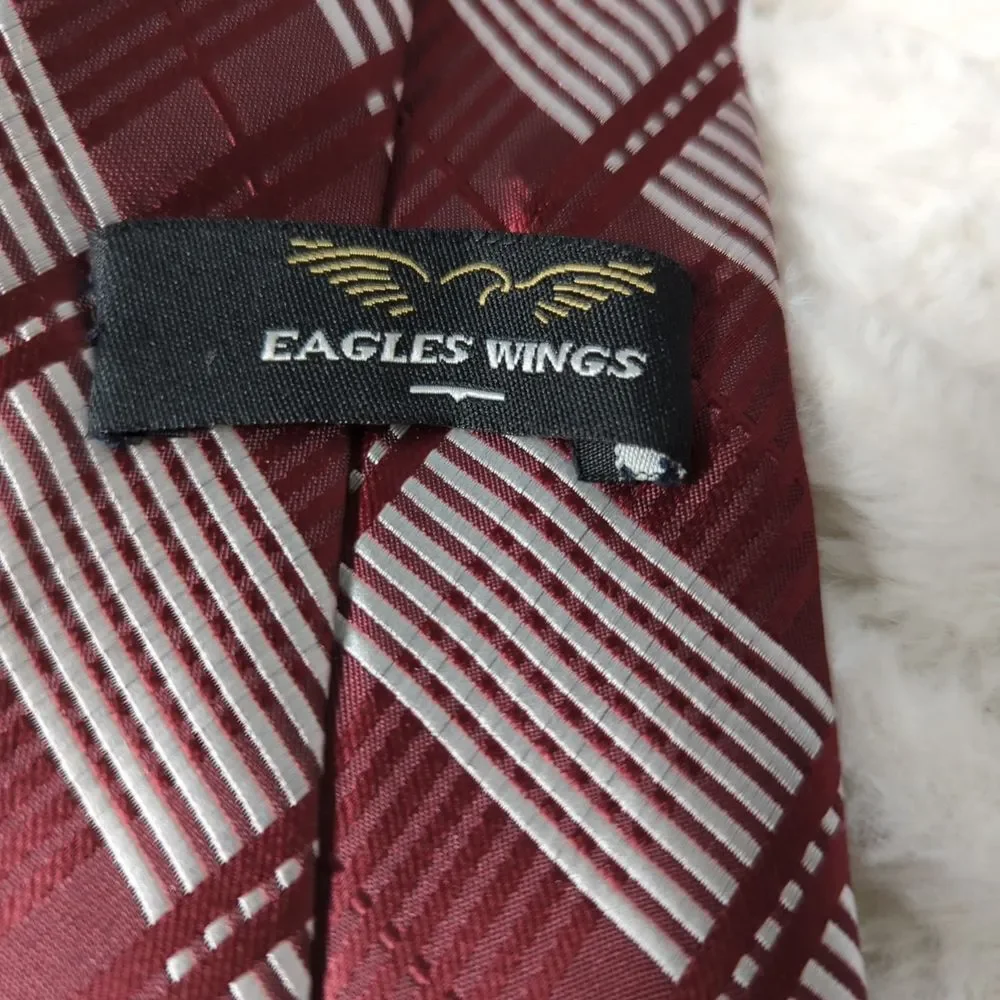 Eagles Wings Men's‎ Mississippi State Maroon Stripped Neck Tie